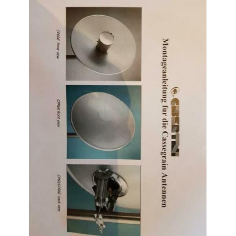 Gibertini CPR60 cassegrain schotel (ideaal voor 10GHz)