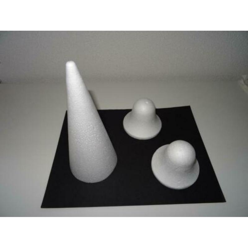 HOBBY - diverse POLYSTYREEN-vormen 17 stuks (NIEUW)