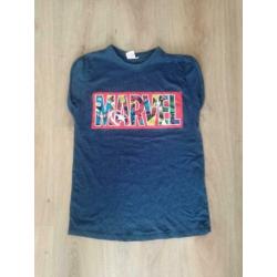 donkerblauw marvel vrouwenshirt - 12 (S/M)