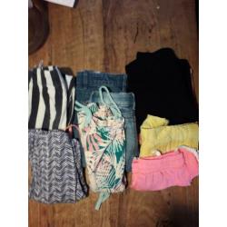 Groot zomerkleding pakket voor meiden maat 110/116
