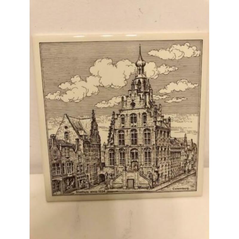 Tegel Culemborg Stadhuis anno 1534