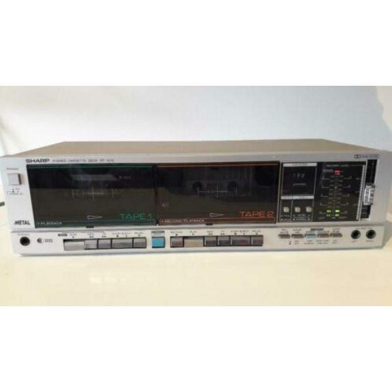 Sharp dubbel cassette deck RT-1010