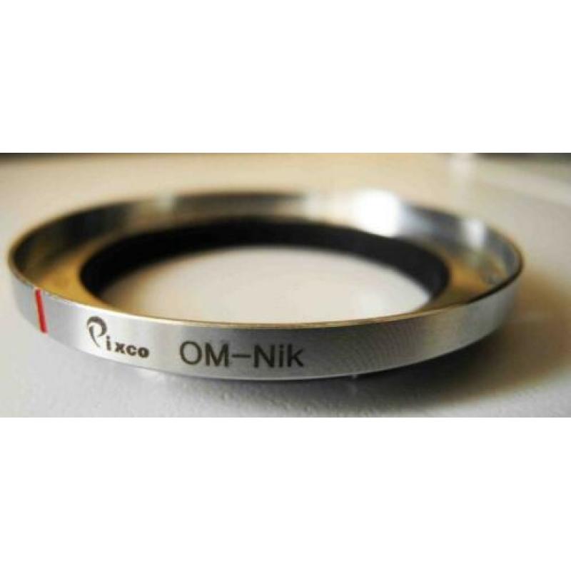 Pixco adapter OM-Nikon NIEUW in doos