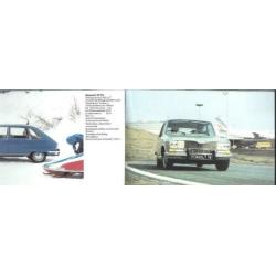 Renault programmafoldertje 1980