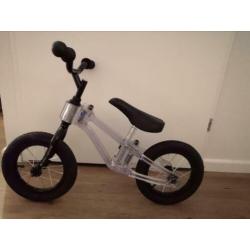 Loekie sparkling loopfiets 12 inch met glitters nieuw