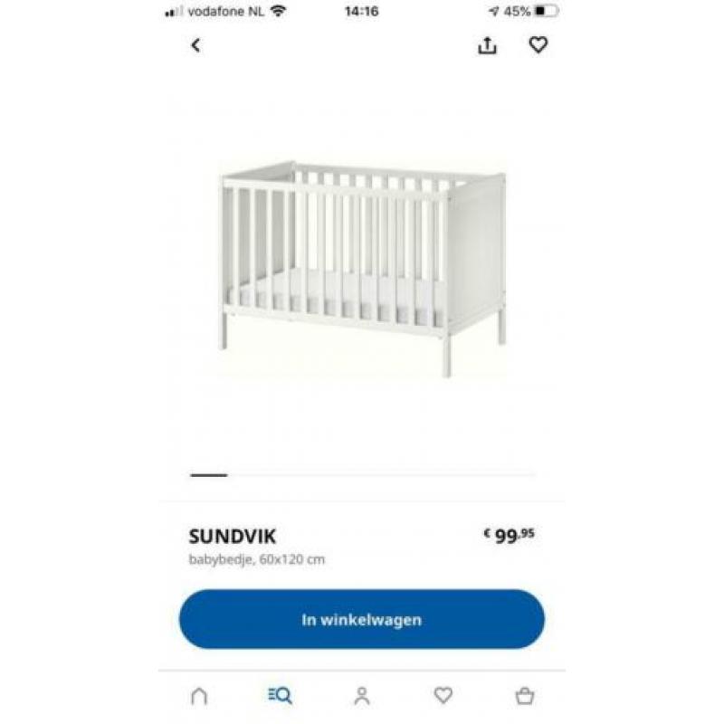 Ledikant (IKEA sundvik)