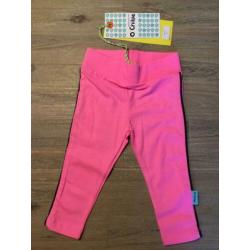 Nieuw setje O’Chillie jurkje roosjes en legging blau roze 80