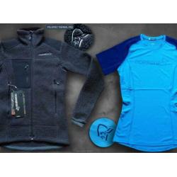 NORRONA in set, Women XS, Thermal Pro FLEECEJACKE + T-Shirt