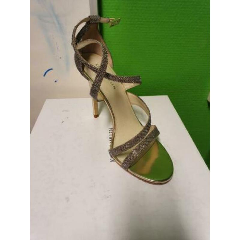 karen millen gold sandals