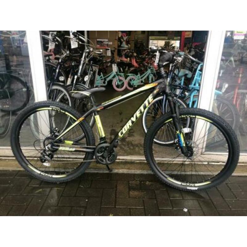 Fietsmaster 27.5 inch corvette mtb stoere jongensfiets 21 v