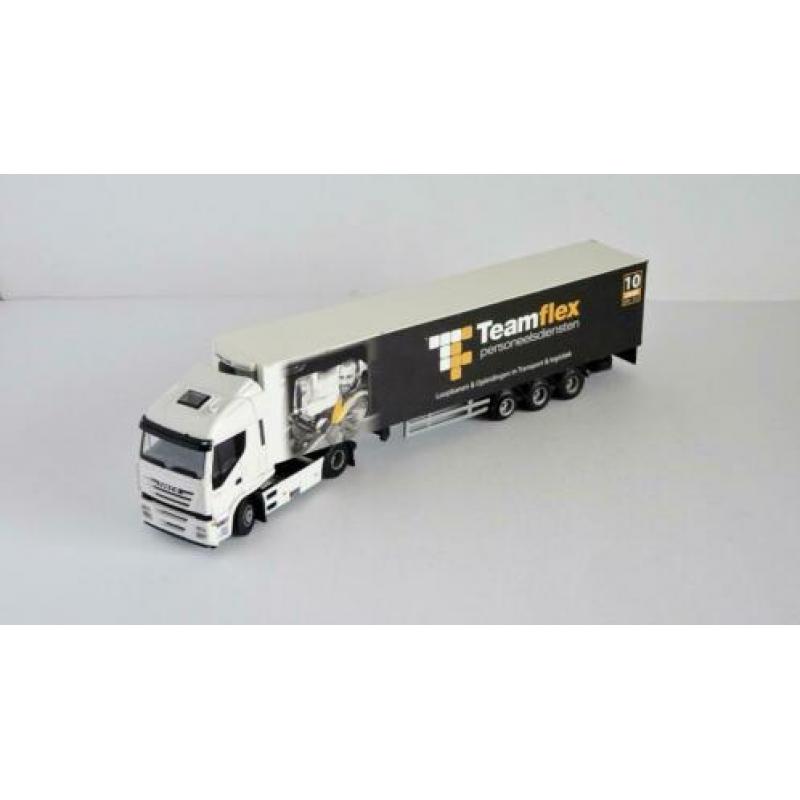 Lion Toys - Iveco Stralis met Teamflex oplegger
