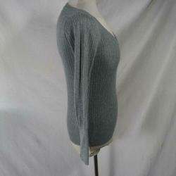 Leuk grijs/blauw dames truitje. Mt S, Merk MNG Basic