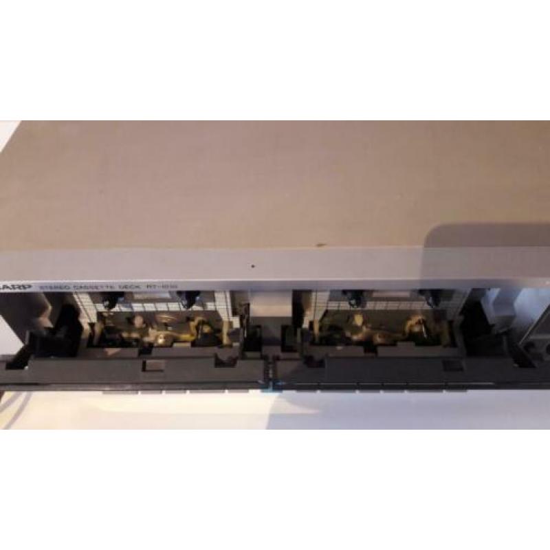 Sharp dubbel cassette deck RT-1010