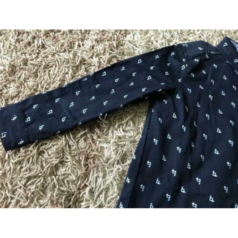 Lois overhemd maat 116 ( 5 jaar) donker blauw nieuw met labe