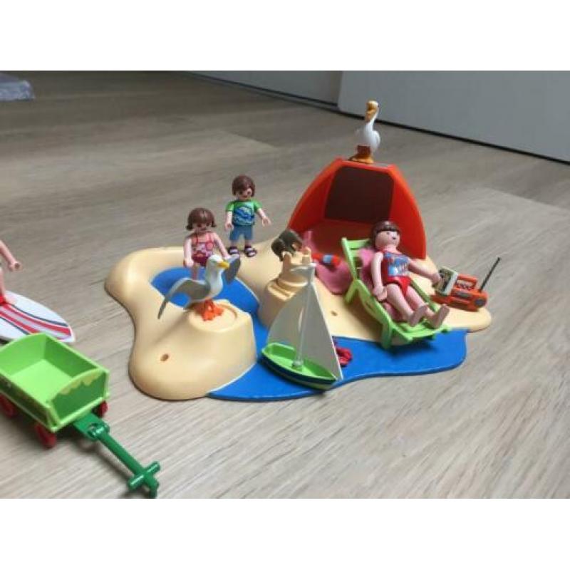 Playmobil strand en speedboot incl accessoires