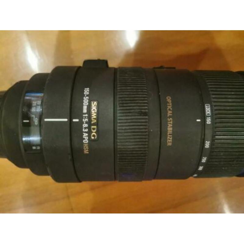 Sigma 150-500 voor Canon full frame
