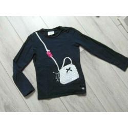 Le Chic - Zeer mooie donkerblauwe longsleeve - 128
