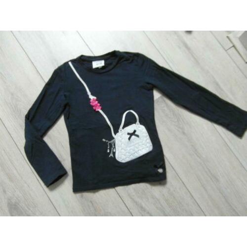 Le Chic - Zeer mooie donkerblauwe longsleeve - 128