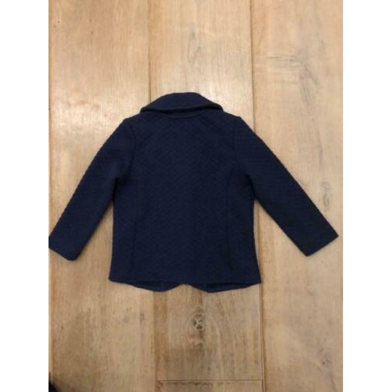 Maat 92 98 vest trui jas colbert donkerblauw