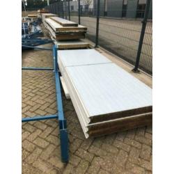 100 mm en 80 mm dikke Sandwich panelen