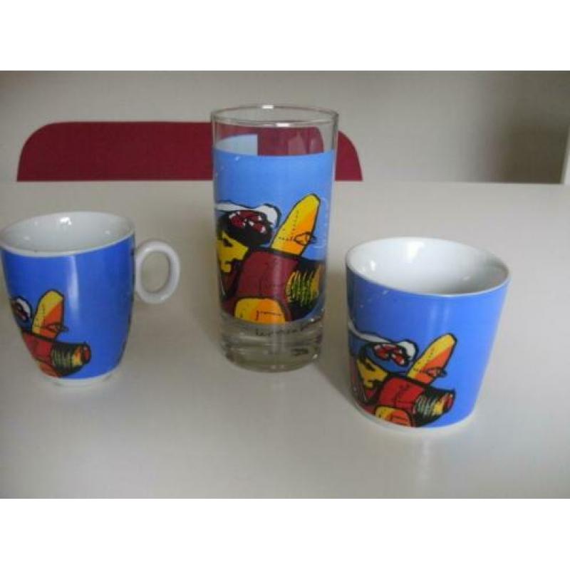 Herman Brood - 3 mokjes + 1 kop + 1 glas - nieuw(staat)