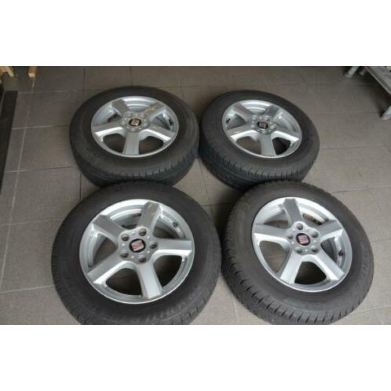 Seat Altea aluminium velgen met winterbanden