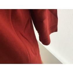 Rood Cecil shirt met mooi randje bij hals, maat xl