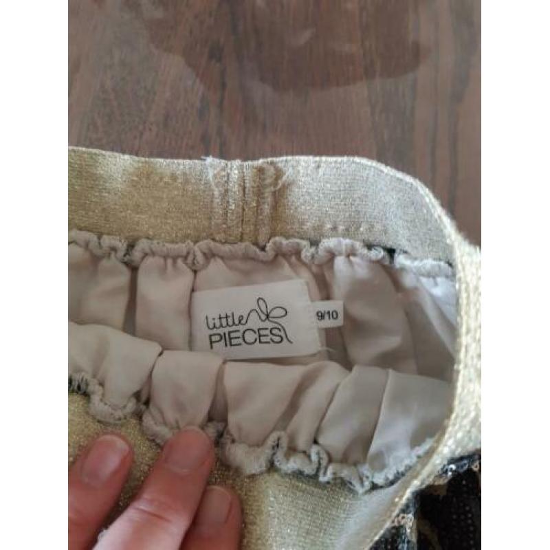 Little pieces gave pailletten rok maat 140