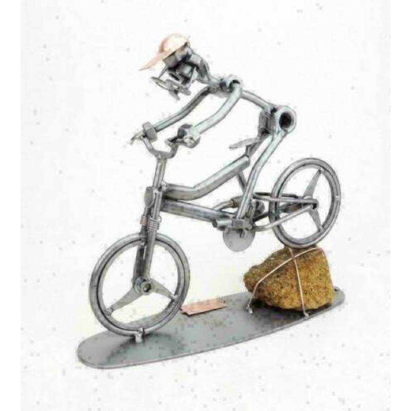 Mountainbiker MTB downhill beeldje - mountainbike, fiets