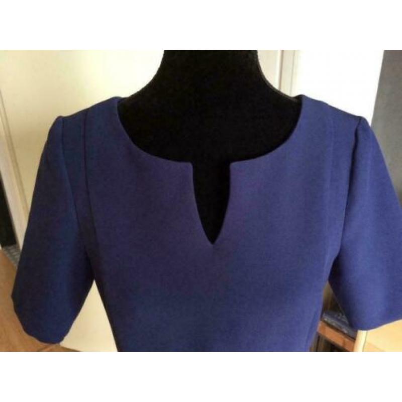 Nieuw blauwe Steps jurk mooie stof met peplum maat 38