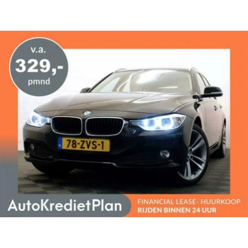 BMW 3 Serie Touring 320D 184PK HIGH EXE LUXURY AUT8, Leer, N