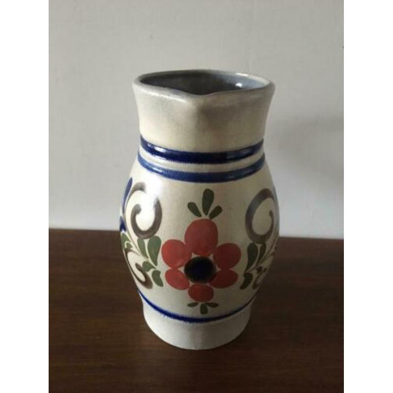 Vintage vaas gekleurd Keuls jaren 70