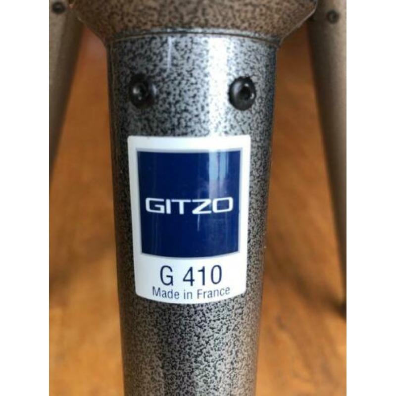 Gitzo Studex G410 statief plus Gitzo G1380 video fluid head