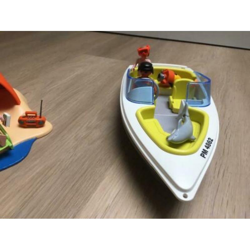 Playmobil strand en speedboot incl accessoires