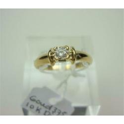 Ring goud met 0.10K diamant / Z6273