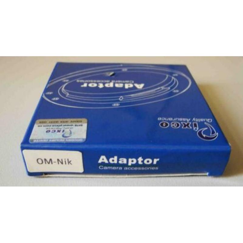 Pixco adapter OM-Nikon NIEUW in doos