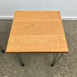 Set Fritz Hansen bijzettafeltjes, Deens design, hair pin