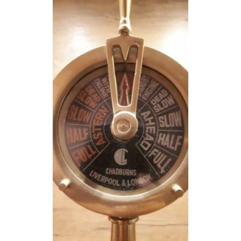 Chadburns brass ship telegraph
