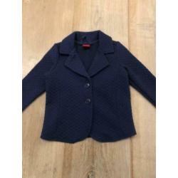 Maat 92 98 vest trui jas colbert donkerblauw