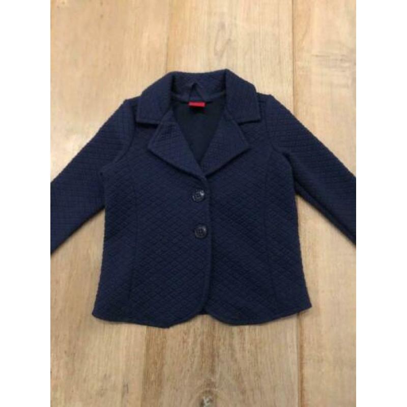 Maat 92 98 vest trui jas colbert donkerblauw