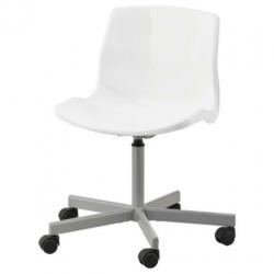 2x Snille bureau stoelen wit