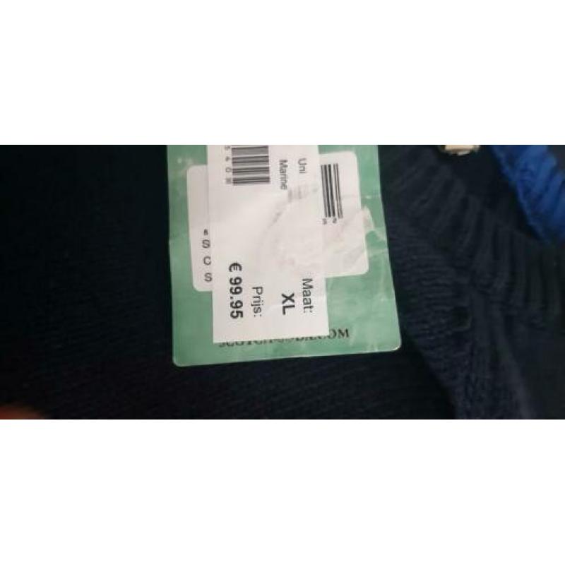 Scotch&soda trui xl nieuw blauw