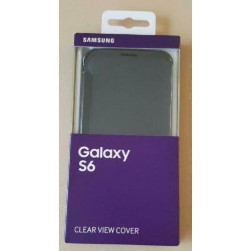 clear view cover/hoesje voor Samsung Galaxy S6 -geheel nieuw