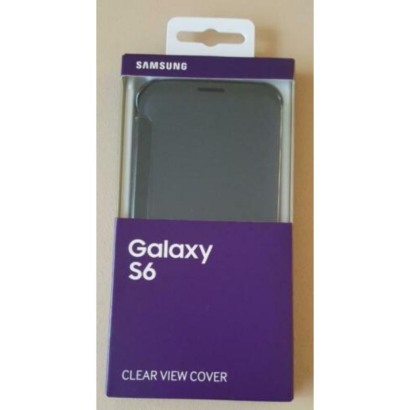 clear view cover/hoesje voor Samsung Galaxy S6 -geheel nieuw