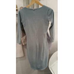 jurk XS licht groen