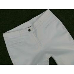 TENCE broek maat 38/M lengte 32 stretch , gebroken wit