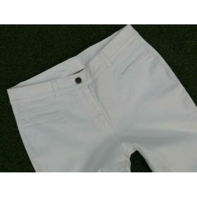 TENCE broek maat 38/M lengte 32 stretch , gebroken wit