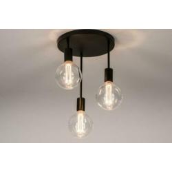 moderne plafondlamp zwart salon tafel slaapkamer keuken lamp