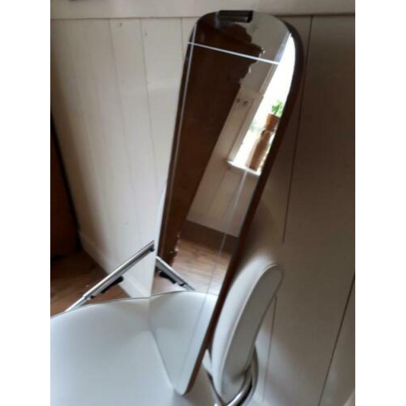 Grote vintage spiegel, gaaf, 80 cm hoog