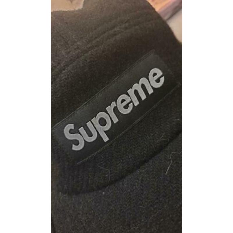 Supreme Featherweight Wool Camp Cap (FW17) Black